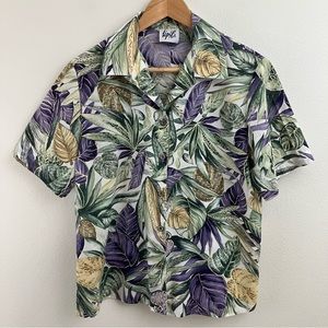 Tap & Co. | Hawaiian Leaf Print Top